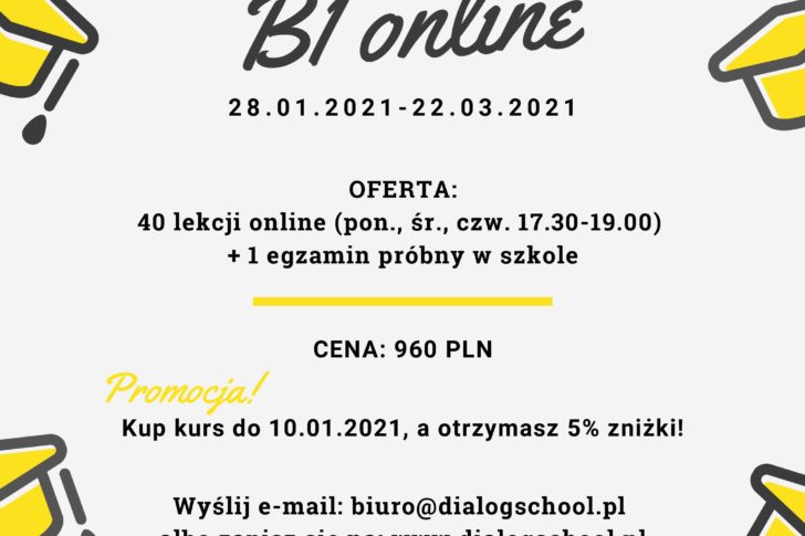 Przygotowanie do egzaminu B1 online