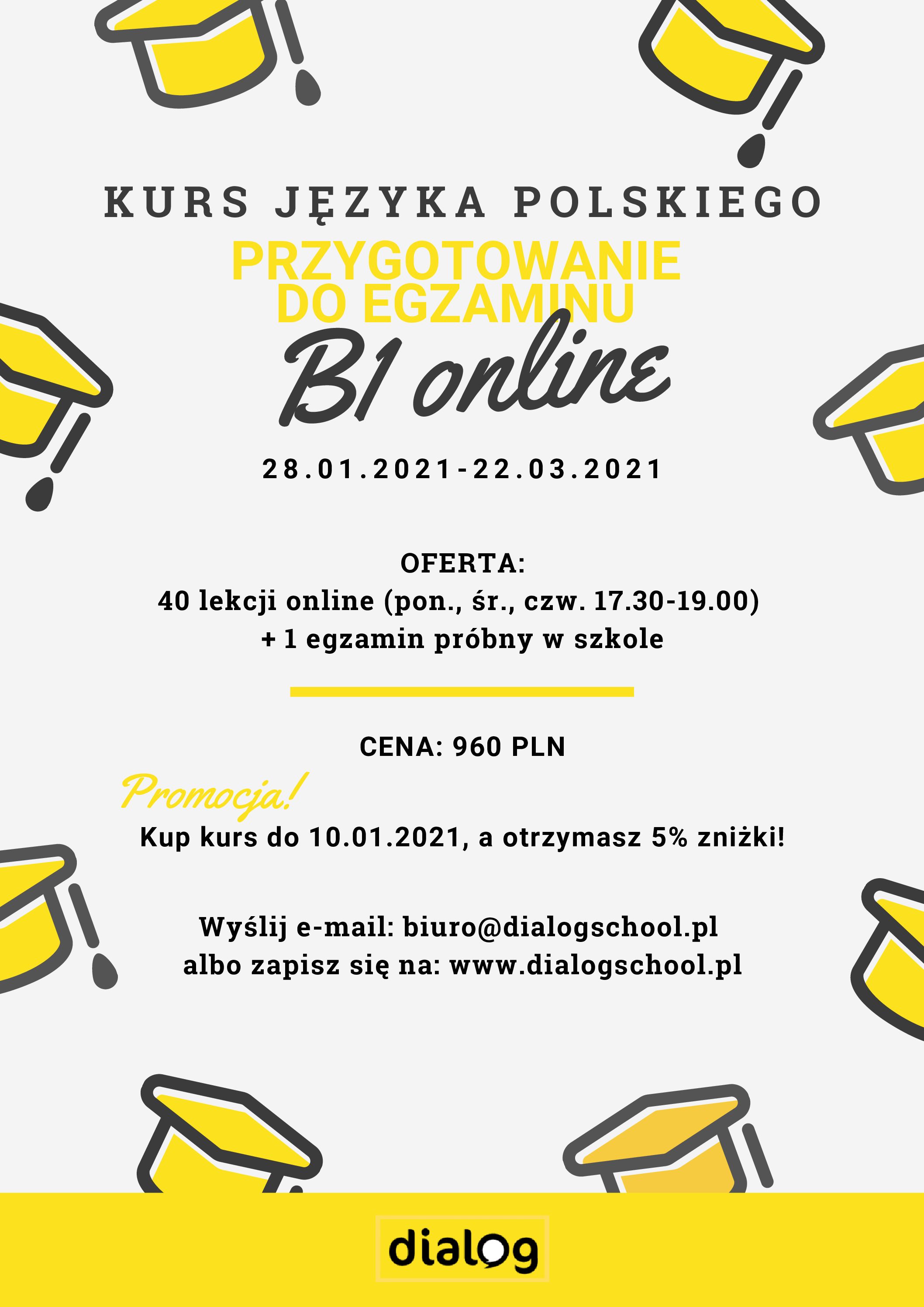 Przygotowanie do egzaminu B1 online